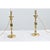 Vintage French Brass Candlestick Lamps - a Pair For Sale In Baton Rouge - Image 6 of 12