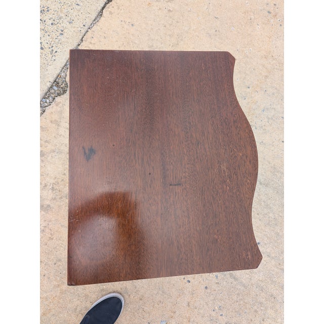 Drexel Vintage 1960s Travis Court Federal Mahogany Two Drawers Nightstand For Sale - Image 12 of 12