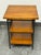 Industrial Iron + Wood Three Tier Side Table For Sale - Image 12 of 12