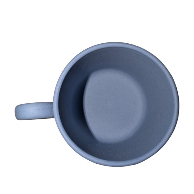 English 1970s Wedgwood Jasperware Demitasse Cup & Saucer For Sale - Image 3 of 7