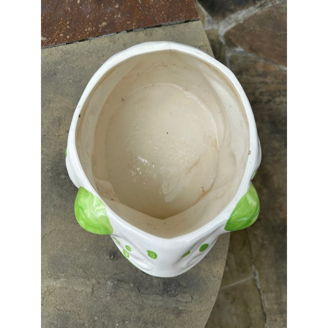 1970s Vintage MCM 1970s Fitz and Floyd Spotted Frog Planter For Sale - Image 5 of 12