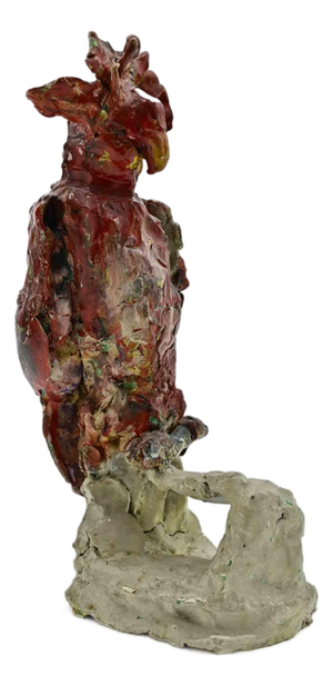 Sirio Pellegrini, Modern Parrot Sculpture, 1960s, Terracotta