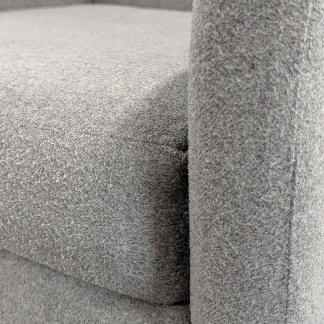 Gray West Elm Modern Gray Rocking Lounge Chair For Sale - Image 8 of 8