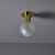 1970s Motoko Ishii Opaline Glass and Metal Ceiling or Wall Light for Staff Leuchten For Sale - Image 11 of 18