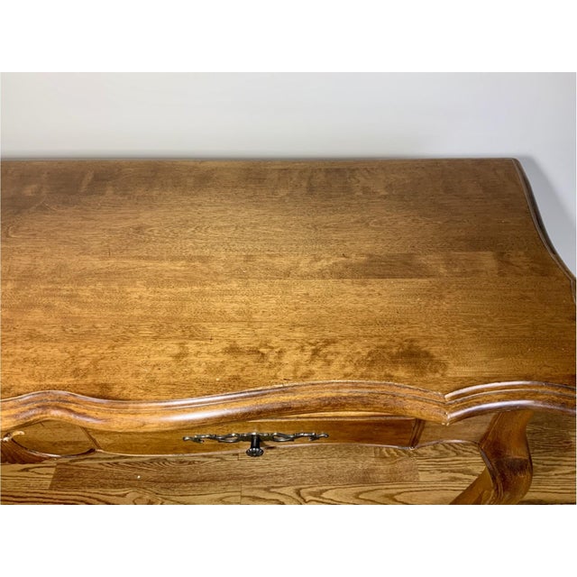 Vintage Ethan Allen French Provincial Style Console Table For Sale - Image 11 of 15