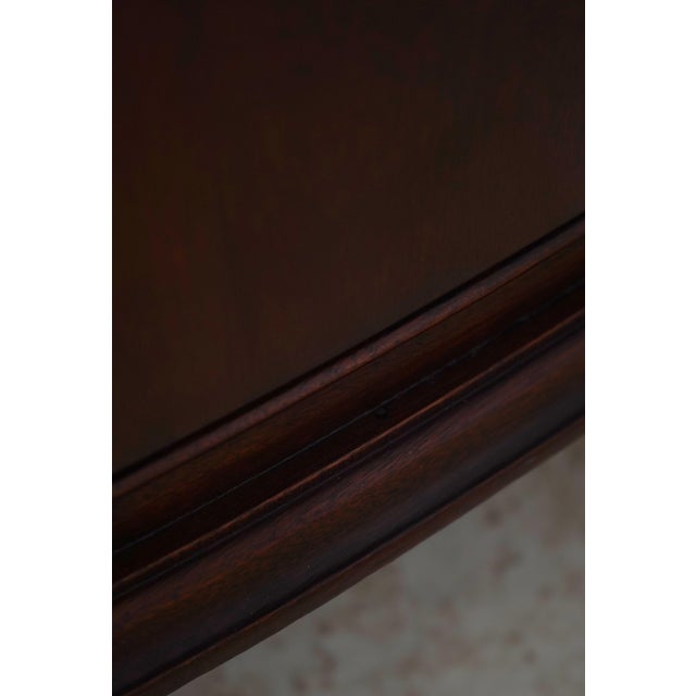 Baker Mahogany Inlaid Bow Front High Chest For Sale - Image 13 of 16