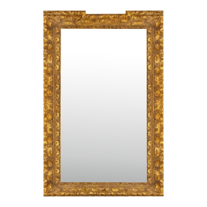 Large I8th C Style Paul Ferrante Italian Baroque Giltwood Mirror