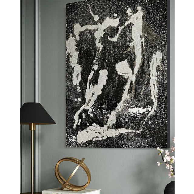 2010s Dancing in the Rain Abstract Acrylic Painting For Sale - Image 5 of 8