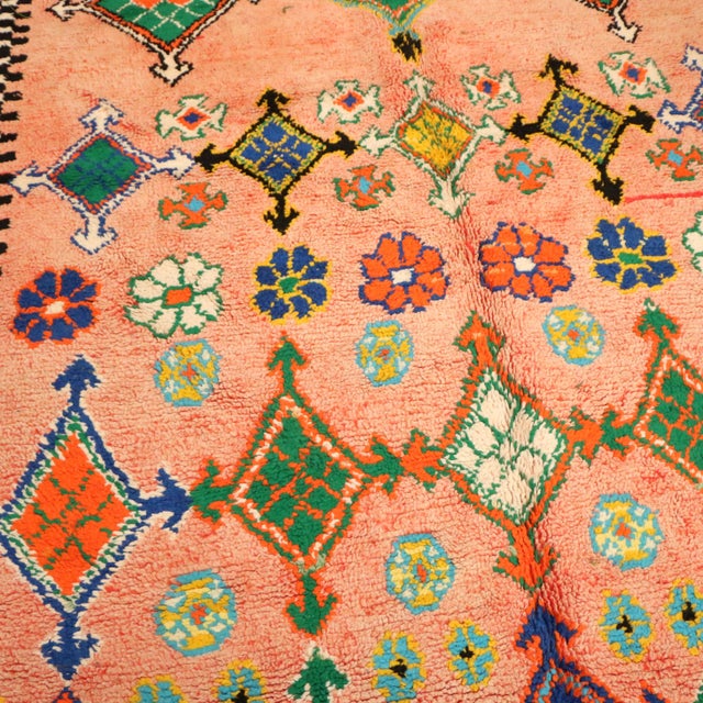 Vintage Boho Moroccan Rug For Sale In Cleveland - Image 6 of 6