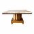 Vintage Mid 20th Century Italian Neoclassical Fluted Wood & Breccia Marble Coffee Table For Sale - Image 4 of 8