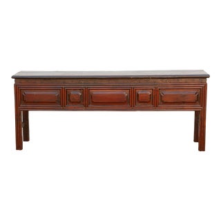 Antique Chinese Painted Console Table For Sale