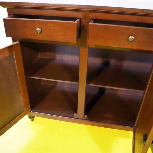 Wooden Sideboard with Four Doors and Four Drawers For Sale - Image 12 of 14