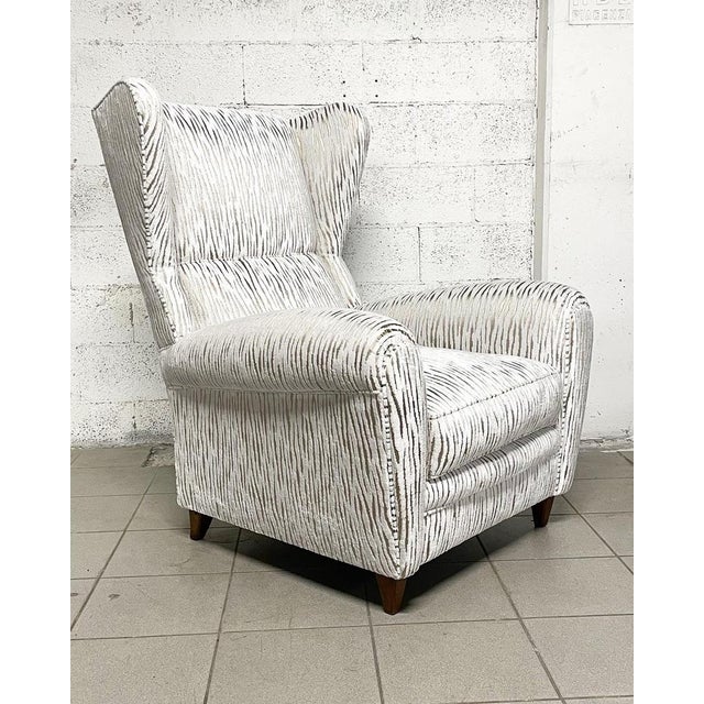 Vintage White Armchair, 1940s For Sale - Image 17 of 18
