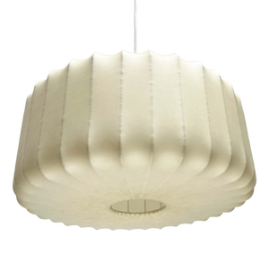 Mid-Century Modern Cocoon Pendant Lamp by Friedel Wauer for Goldkant Leuchten, Germany, 1960s