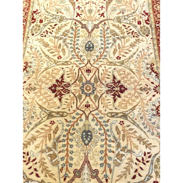 Hand Knotted Indian Runner Rug - 3′3″ × 11'9" For Sale - Image 11 of 18