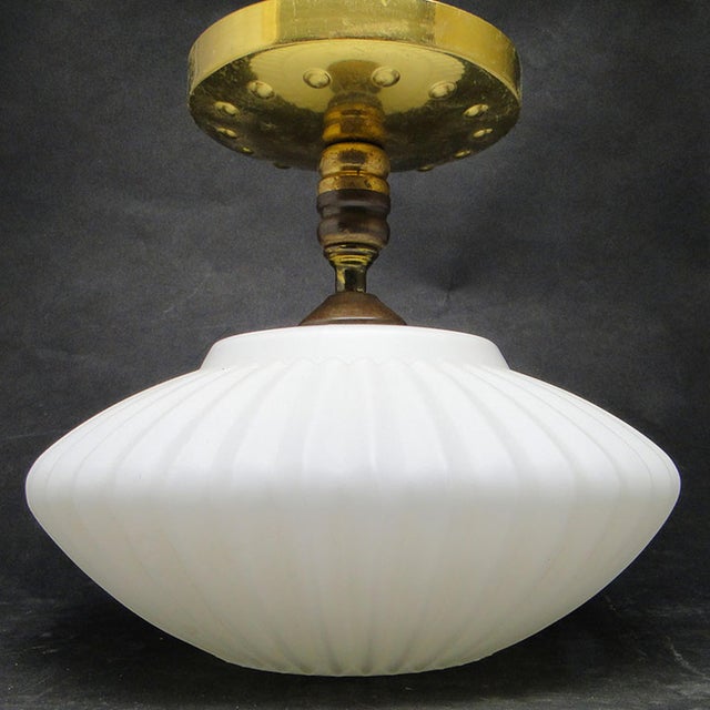 Art Deco Pendant Lamp, Poland, 1950s For Sale - Image 3 of 15