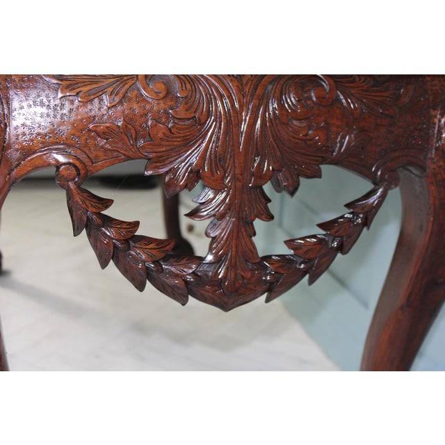 Antique Irish Mahogany Serving Table For Sale - Image 5 of 14