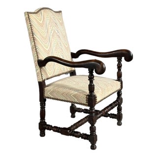 19th Century French Os De Mouton Armchair For Sale
