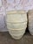 French Pair of French Style Olive Jar Planters - Terracotta Barrel Pots For Sale - Image 3 of 13