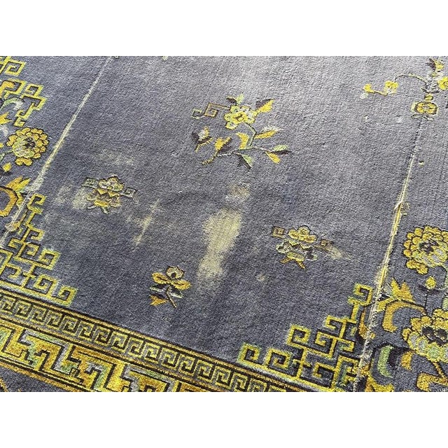 Edwardian Country House Rug in Wool For Sale - Image 4 of 12