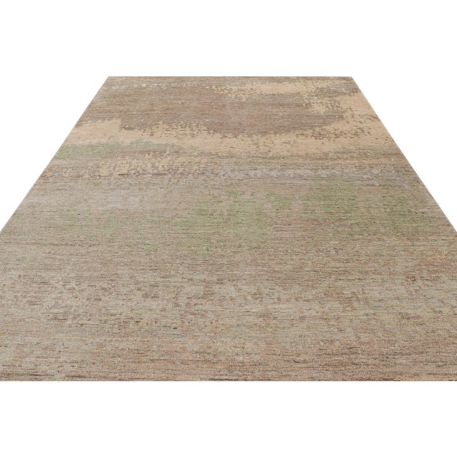 2010s Rug & Kilim’s Modern Abstract Rug in Polychromatic Painterly Patterns For Sale - Image 5 of 7