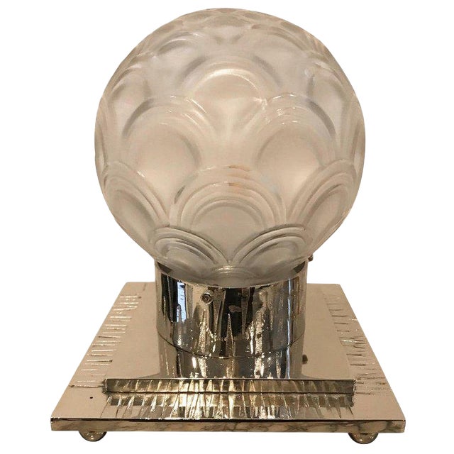 French Art Deco Table Lamp by Pierre D’avesn For Sale