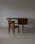 Mid-Century Modern 1950s Attributed to Kipp Stewart Three Drawer Writing Desk for Glenn of Ca, Usa For Sale - Image 3 of 9