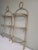 1960s Pair of Vintage Italian Gilt Metal 3 Tier Shelves For Sale In Philadelphia - Image 6 of 8