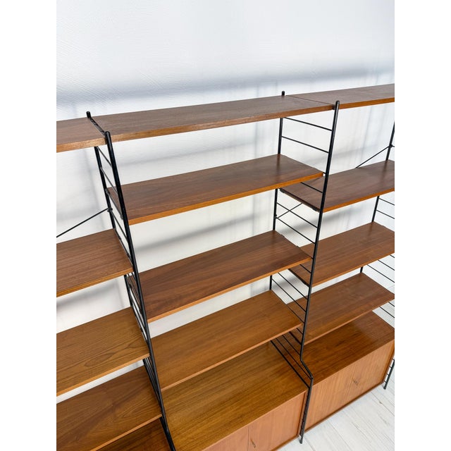 Vintage Freestanding Teak Shelving System from WHB, 1960s For Sale - Image 4 of 12