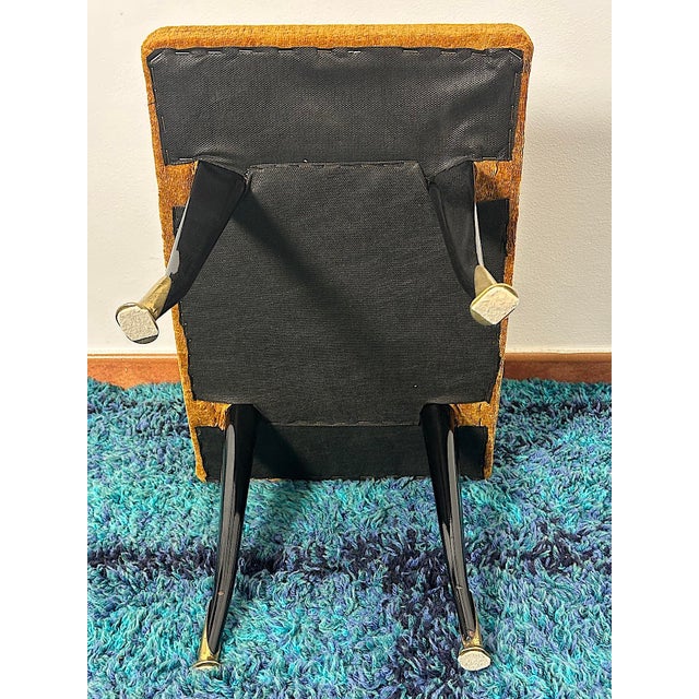 Mid-Century Modern Italian Stool, 1950s For Sale - Image 9 of 10