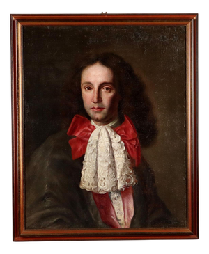 Male Portrait, Oil on Canvas, Framed