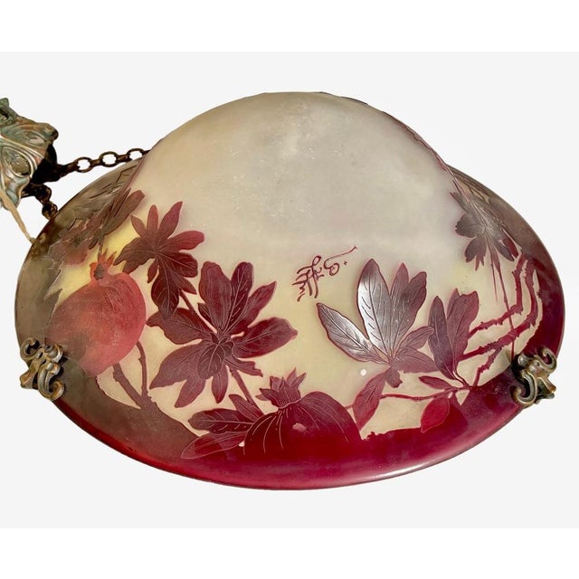 Pomegranate Candlestick by Émile Gallé For Sale - Image 13 of 15