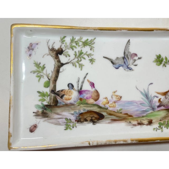 Antique Painted 1800's French Samson & Co. Porcelain Jewelry Tray Vanity Dish For Sale - Image 14 of 14
