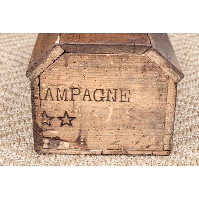 Brown 19th Century French Provincial Locking Oak Ballot Box For Sale - Image 8 of 8