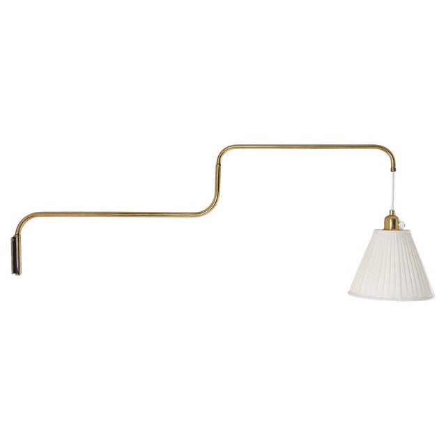 Swedish Wall Lamp in Brass, 1940s For Sale - Image 18 of 18
