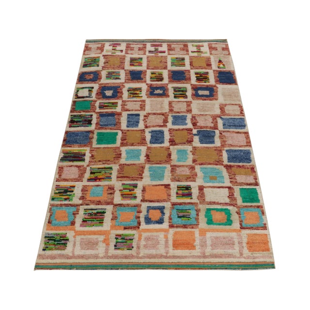 Tribal Rug & Kilim’s Classic Moroccan Style Rug in Multicolor - 9'x12' For Sale - Image 3 of 6