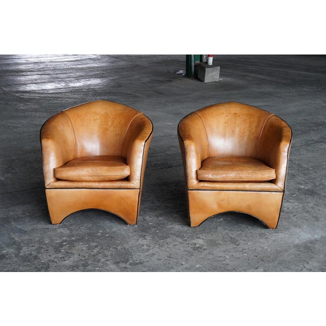 1990s Vintage Lounge Chairs by Bart Van Bekhoven for Artistiek, 1990s, Set of 2 For Sale - Image 5 of 9