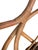 Mid-Century Modern Organic Bentwood Rattan Swivel Tub Chair For Sale - Image 12 of 18