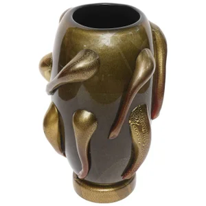 Pino Signoretto Gold Inlaid Vase
