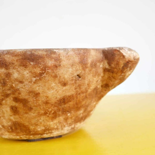 Antique Mortar in Marble For Sale - Image 5 of 10