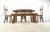 Wood Vintage Brutalist Dining Set, 1960s, Set of 5 For Sale - Image 7 of 11