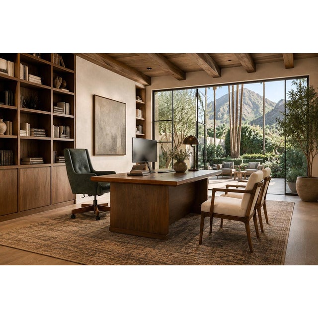 Wood “Holperin” Executive Armchair in Green Leather & Brazilian Rosewood, Sergio Rodrigues for Oca, Brazil, 1962 For Sale - Image 7 of 18
