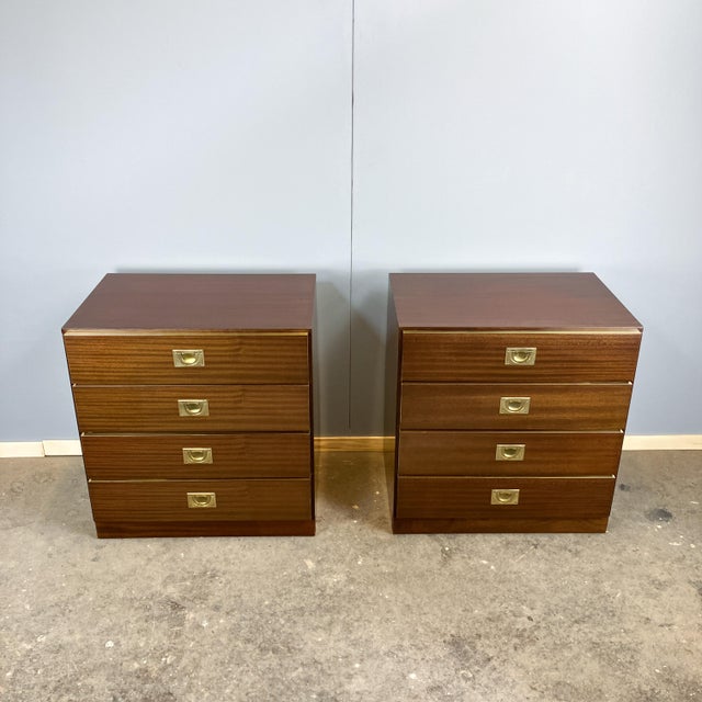 1970s Vintage Bedside Tables, 1970s, Set of 2 For Sale - Image 5 of 12
