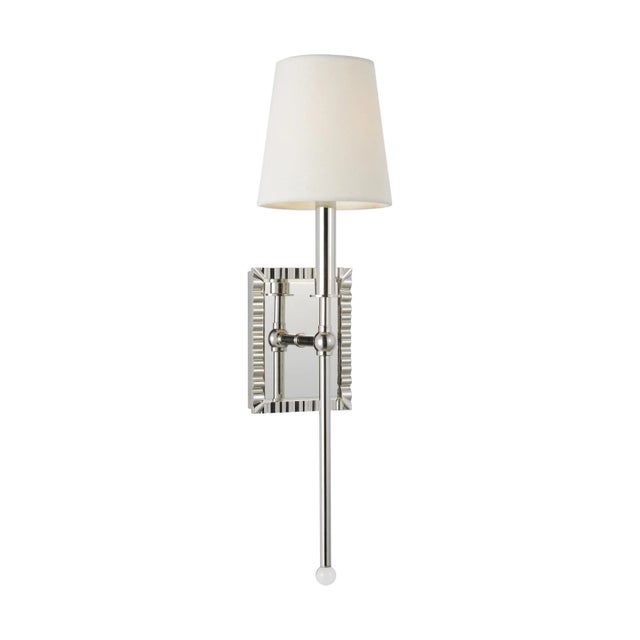 2020s Alexa Hampton by Visual Comfort Studio Baxley Sconce, Silver For Sale - Image 5 of 5