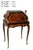 French 1960s Fine Louis XV Style Gilt Bronze Mounted Inlaid Marquetry Secretary Desk For Sale - Image 3 of 7