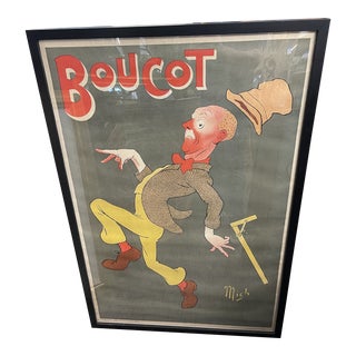 French Advertising Poster by Mich French Louis-Jacques Boucot For Sale