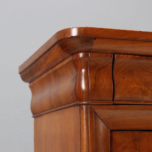 Antique Bedside Table in Walnut, 1850s For Sale - Image 5 of 11