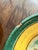 Ceramic Antique Hand Painted Guatemalan Majolica with Yellow Deer For Sale - Image 7 of 7