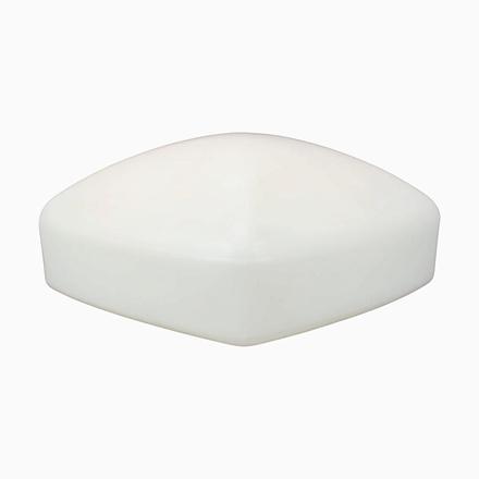 Mid-Century Czechoslovak Milk Glass Ceiling Light, 1960s For Sale - Image 10 of 10