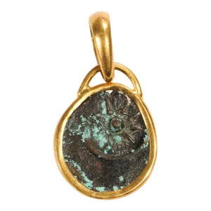 Roman Widow's Mite Coin Pendant